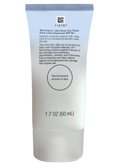 Neutrogena® Ultra Sheer Dry-Touch Face Lotion Sunscreen SPF50 PA++++ 50ml