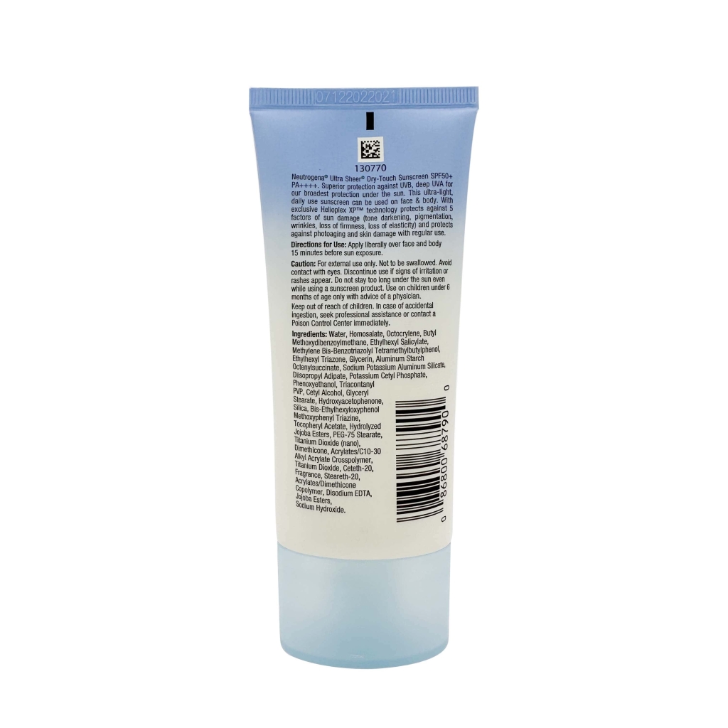 Neutrogena® Ultra Sheer® Dry-Touch Sunscreen SPF50 PA++++ 88ml